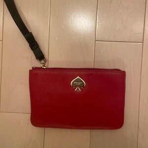 Red Kate Spade Wristlet